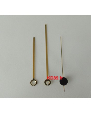 PASSION HORLOGERIE – Set d’aiguilles aluminium pour mouvement radio piloté 60-80 mm