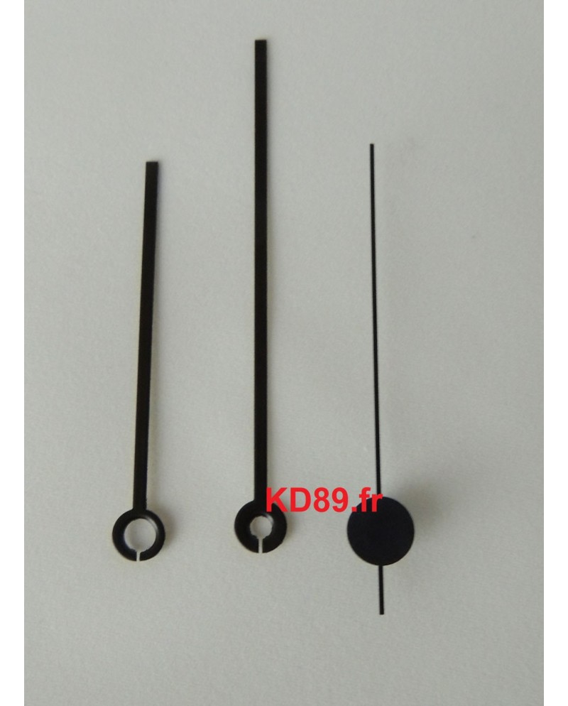 PASSION HORLOGERIE – Set d’aiguilles aluminium pour mouvement radio piloté 60-80 mm