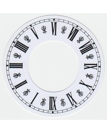 PASSION HORLOGERIE – Cadran papier autocollant pour création de pendule