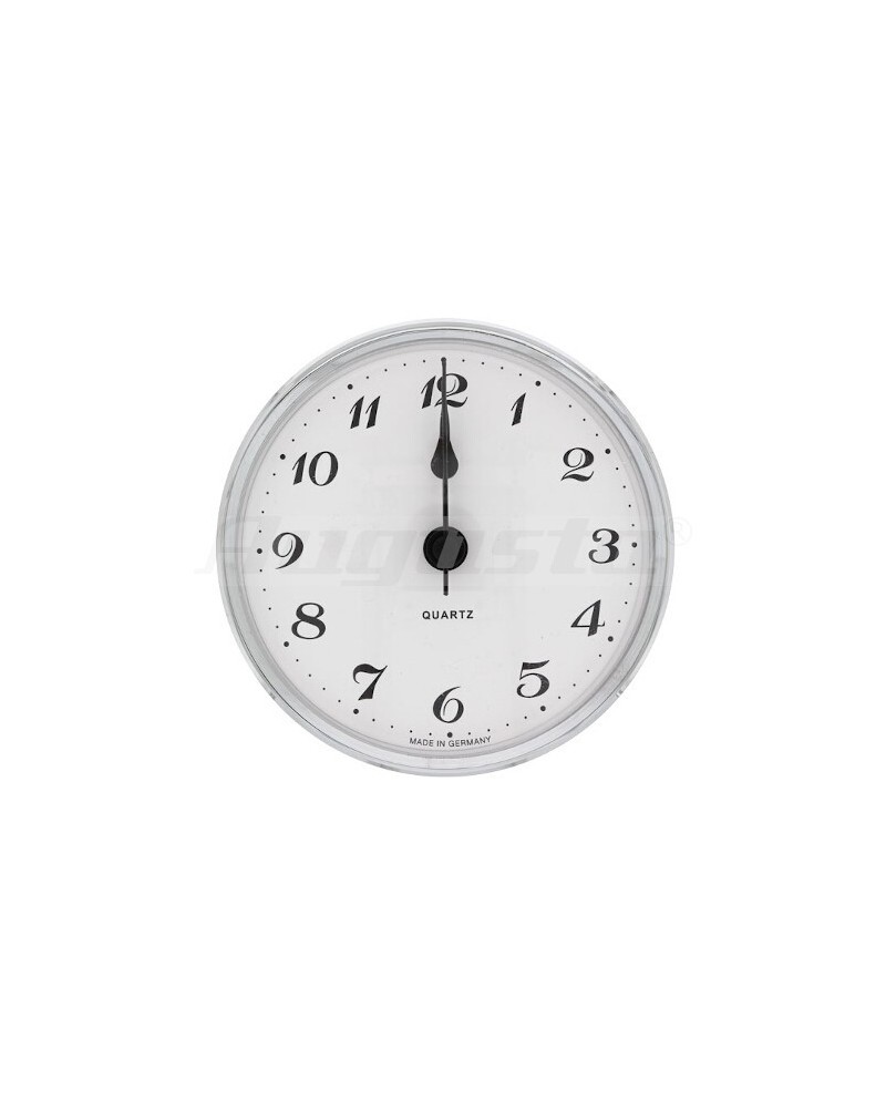 PASSION HORLOGERIE – Mouvement quartz à encastrer chromé avec cadran