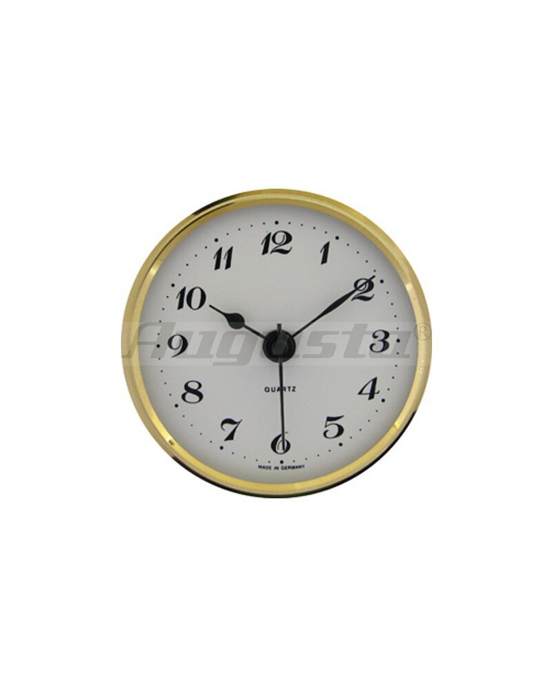 PASSION HORLOGERIE – Mouvement quartz à encastrer doré avec cadran