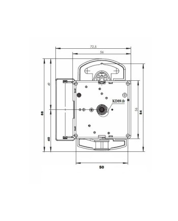 UTS FHS 2114 – Mouvement de pendule quartz avec sonnerie