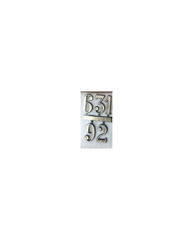 PASSION HORLOGERIE – Jeu de 4 chiffres Breguet dorés à coller 25 mm