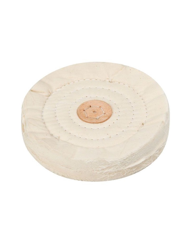 BECO 203199 – Disque coton centre cuir Ø150 mm polissage