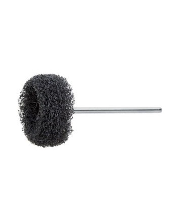 HATHO – Brossette Scotch-Brite noire moyenne Ø 21 mm