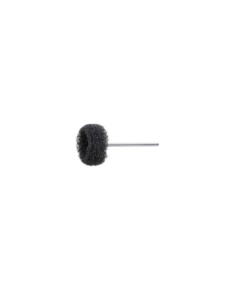 HATHO – Brossette Scotch-Brite noire moyenne Ø 21 mm