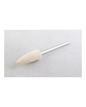 POLIRAPID – Brossette longue feutre forme pointe fine Ø 6,50 mm