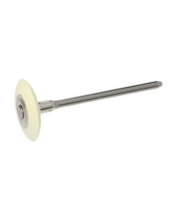 POLIRAPID – Brossette feutre forme lentille Ø 17 mm