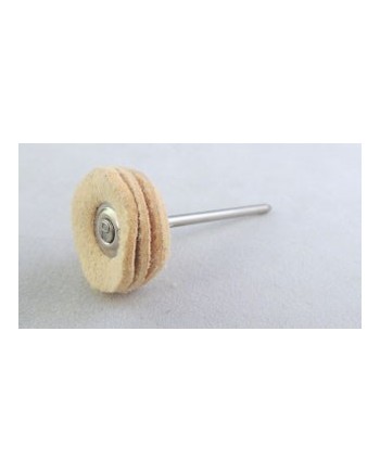 POLIRAPID – Brossette peau de chamois Ø 21 mm