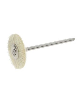 POLIRAPID – Brossette en poils blancs Ø 21 mm