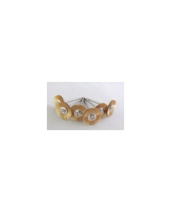 HATHO POLIRAPID – Brossette en fil de laiton Ø 21/22 mm