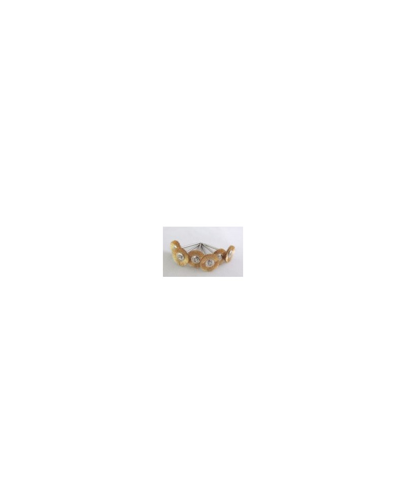 HATHO POLIRAPID – Brossette en fil de laiton Ø 21/22 mm