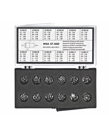 HOROTEC 47.000 - Assortiment de tubes inox pour boîtes étanches Ø 2,50 mm