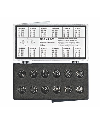 HOROTEC 47.001 - Assortiment de tubes inox pour boîtes étanches Ø 2,00 mm