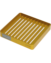 Horotec 17.590 support à vis en aluminium éloxé, fentes pour Ø 0.60 à 2.00 mm
