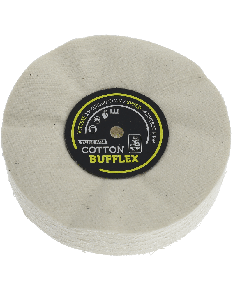 BUFFLEX® W30 en toile coton Ø 100 mm Disque de polissage