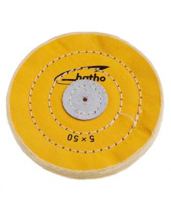 HATHO - Disques de polissage MIRA en coton imprégné cousu