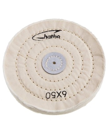 HATHO - Disques de polissage MIRA en coton fin naturel