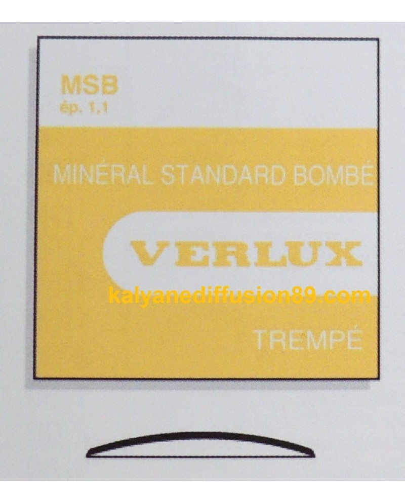 VERLUX  – Verre minéral MNP montre remplacement cadran