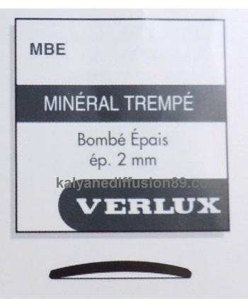 VERLUX  – Verre minéral MTE montre remplacement cadran