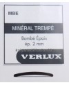 VERLUX  – Verre minéral MTE montre remplacement cadran