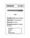 BERGEON – Lot de 10 goupilles en acier calibrées Swiss Made