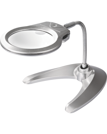 HOROTEC 00.506 - Loupe sur socle LED 2x à 6x