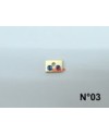 Plaque pour pendule 400 jours avec vis en acier bleui – Fabrication allemande