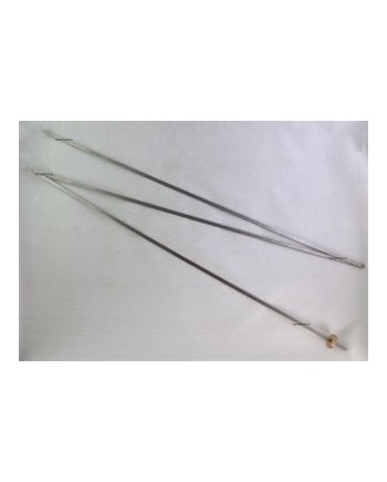 Tige pliante pour lentille de balancier de comtoise