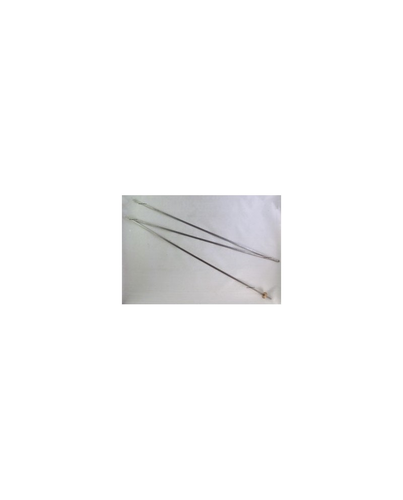Tige pliante pour lentille de balancier de comtoise