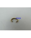 Bélière ovale plaqué or pour montre de poche - Taille au choix