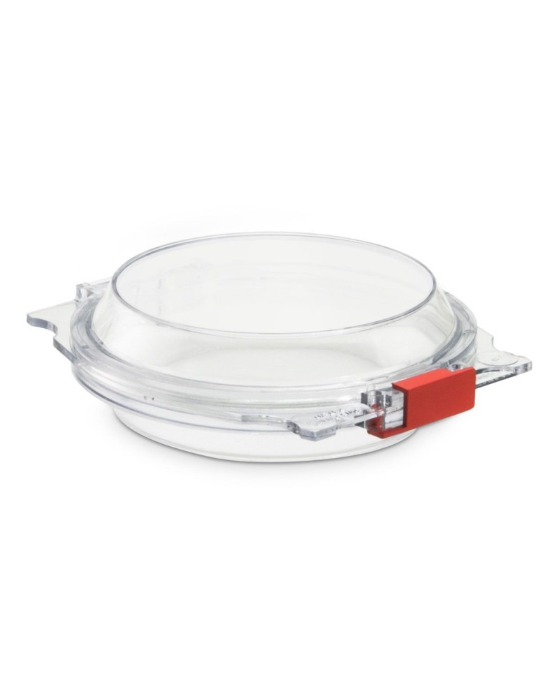 Boîte à membrane transparente Ø 64 × 24 mm avec fermeture